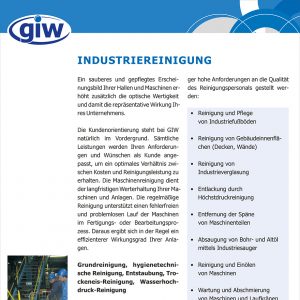 INDUSTRIEREINIGUNG