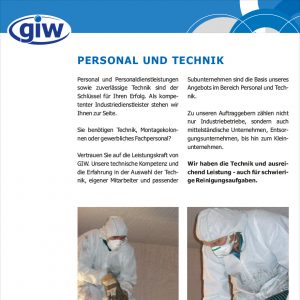 PERSONAL UND TECHNIK