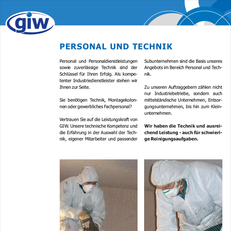 PERSONAL UND TECHNIK